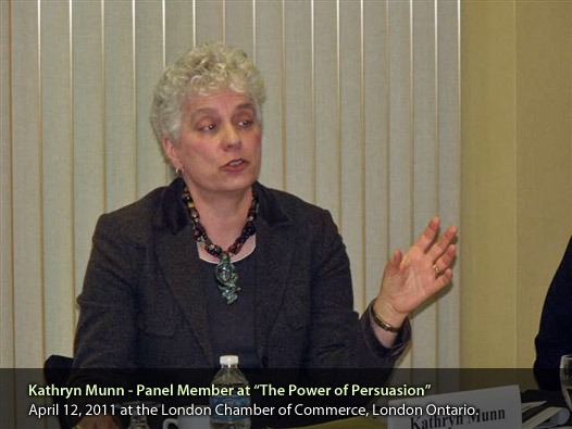 Kathryn Munn - Panel Member at "The Power of Persuasion"